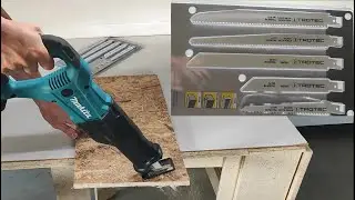 Trotec sabre saw blade set and Makita DJR186 #unboxing