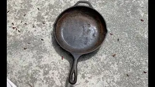 Lodge Cast Iron Pan Restoration