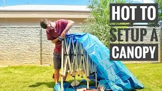 How to set up Walmart Canopy Tent for July 4th