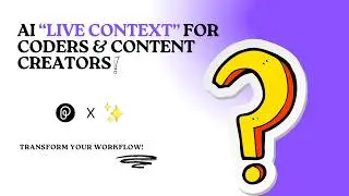 Pieces for Developers "LIVE CONTEXT" (use case for content creators) #2 @getpieces