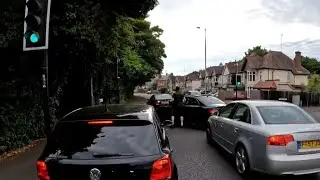 A bit of road rage while out on the BMWF900R crash ( rammed )