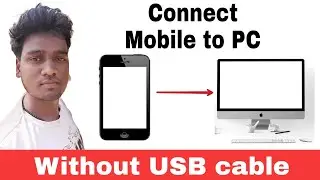 How to connect mobile to Laptop/Computer/PC in HIndi | Connect android phone to laptop without USB