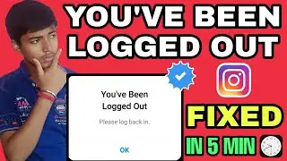 You've Been Logged Out Please Log Back In. Problem Fixed ✅ | How To Fix You Have Been Logged Out |