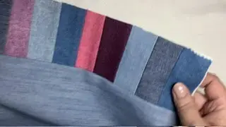 Great idea from old jeans and scraps of fabric!