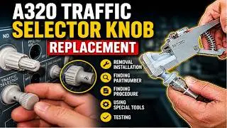 A320 Traffic Selector Knob Replacement |Tools p/n RA153002 