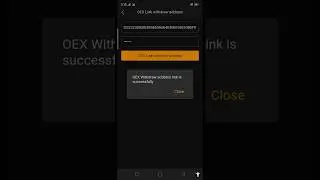 Satoshi OEX Address Link Update //oex free short  video