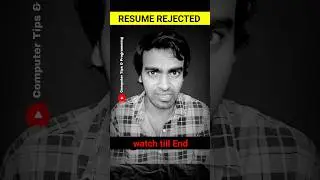 resume rejected | ATS friendly Resume #shorts #ytshorts #ct&p master avinash