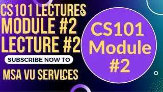CS101 module 2, cs101 lecture 2, cs101 short lecture 2, cs101 lecture, cs101 urdu lectures