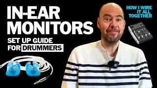 IN EAR MONITORS FOR DRUMMERS - set up guide!  How I integrate click and backing tracks!