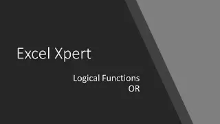 Excel Xpert - Using the OR Function