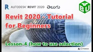 How to Use Selection in Revit | how to select objects in revit | how to select elements in revit |#4