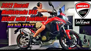 2022 Ducati Multistrada V4S Dyno Test decat with stock tune. My personal bike.