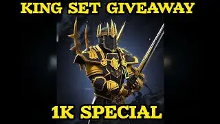 KING SET GIVEAWAY| 1K SPECIAL VIDEO| SHADOW FIGHT 3| FOUR PATHS EVENT