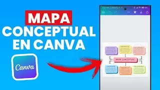 How to Make a Concept Map in Canva from Your Mobile Phone ✅ 2023