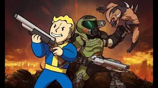 Doom Music over Fallout: New Vegas battles
