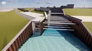 La petite centrale hydroélectrique de Vallabrègues et sa passe à poissons