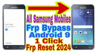 Free Tool!! All Samsung Android 9/1 Click Frp Bypass |New Trick 2024| Reset Google Lock 100% Working