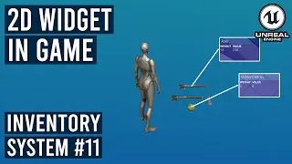 2D Widget with Dynamic Line in Unreal Engine 5.3 - Inventory System #11 #ue5