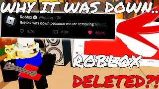why exactly ROBLOX WAS DOWN for over 3 DAYS..
