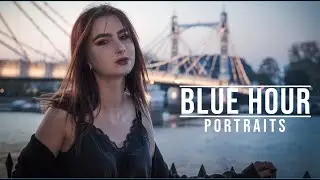 Portrait Photoshoot in Blue Hour