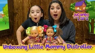 UNBOXING LITTLE MOMMY DISTROLLER | JUGANDO CON LARA |  PLAYTIME