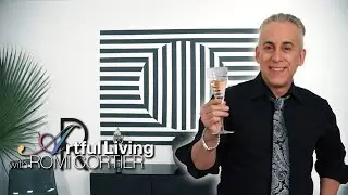 Artful Living - Palm Springs Makeover with a DIY Op Art Mural