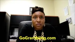 Grambling State Women's Basketball post game interview featuring Nadine Domond 2.2.2014