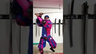 We tried using the Katana INCORRECTLY! #katana #sword #shorts