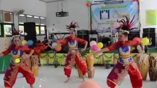 Tari Cuci Tangan #hand washing dance creation with Rampak Kendang