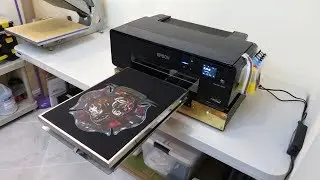 Epson P600 Nikko DTG Printing On Dark T-Shirt