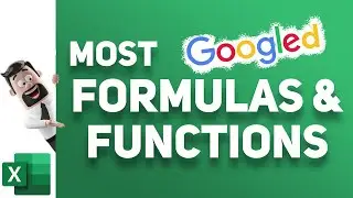 Functions and Formulas in excel (Most Popular)