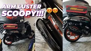 REVIEW KNALPOT ARM LUSTER MODE DI SCOOPY!!!