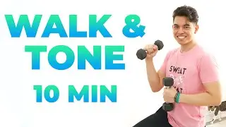 10 MIN WALK & TONE • 1300 Steps • Walking Workout #160