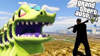 1 BULLET VS 1000 REPTARS IN GTA 5! (GTA 5 MODS)