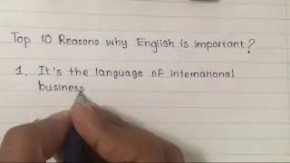 Importance of English Language Essay | Part 2 | SelfEducate #selfeducate #handwriting