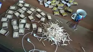 Сколько спичек в 50 коробочках?