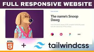 Building a Stunning Responsive Website with Tailwind CSS and Pre-made Components - Easy Tutorial !