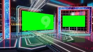 Virtual Set Green Screen 4K - Stage 19