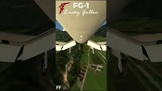 Lucky Gallon FG-1 Perfect Landing - #F4UCorsair - #AeroflyFS