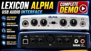 Lexicon Alpha usb audio interface|Lexicon Alpha audio usb