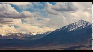 Mountain Clouds Time Lapse - No copyright