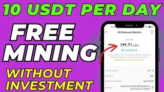 10 USDT Per Day | New Cloud Mining Site 2023 | #btc #tronminng #bitcoinmining @srifeedtamil
