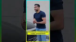 Shahram G‘iyosov umrida ilk marotaba moshina sotib oldi