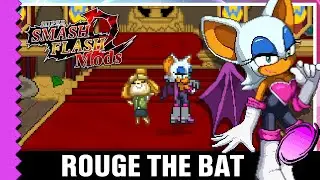 The Thieving Bat - SSF2 Mods Showcase: Rouge The Bat!