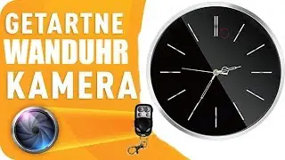 Wanduhr Kamera mit Bewegungserkennung HD getarnte Überwachung Spion Kamera