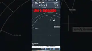 How to create Zogged dimension in Auto CAD। #shorts