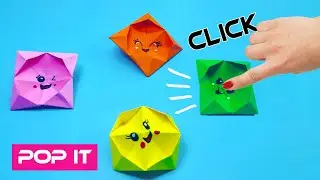 DIY Pop It Fidgets! - Viral TikTok fidget toys - (Paper Toys)
