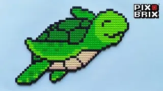 Turtle Pixel Art - Pix Brix Instructions