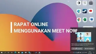 Rapat Online Menggunakan Aplikasi Meet Now