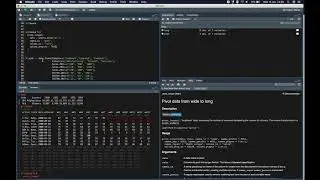 R tutorial Episode 8 - pivot_longer and pivot_wider from tidyr 1.0.0 in R